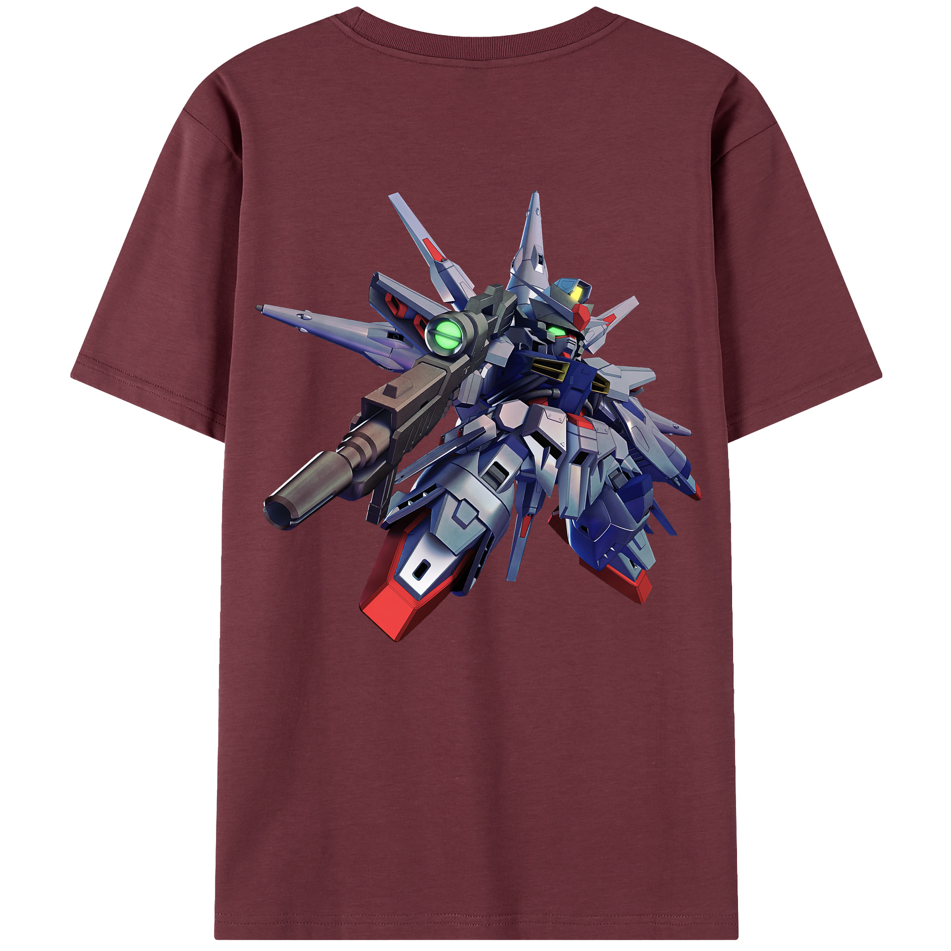 （画像用） 機動戦士ガンダム Mobile Suit Gundam 綿100％半袖Tシャツ（背面プリント）